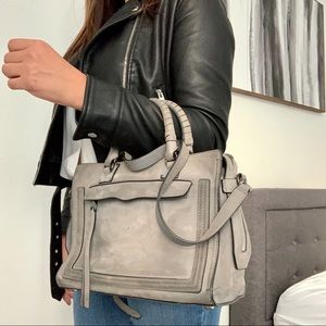 suede bag